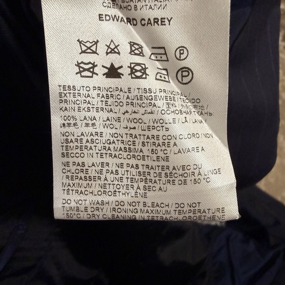 Brioni 2 Piece Suit Italy Men's Blue Pinstripe Two Button Wool 44R 36x30 Luxury - Picture 13 of 16